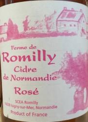Ferme de Romilly - Romilly Rose Cidre de Normandie (750ml) (750ml)