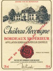 Chteau Recougne - Bordeaux Suprieur (750ml) (750ml)