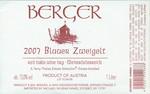E. & M. BERGER  - Blauer Zweigelt 0 (1L)